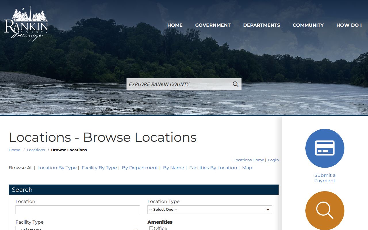 Rankin County Justice Center and Sheriff facility information